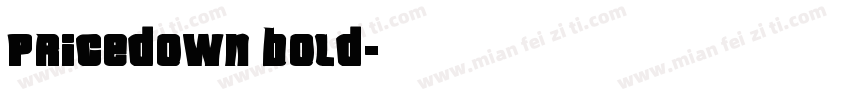 Pricedown Bold字体转换